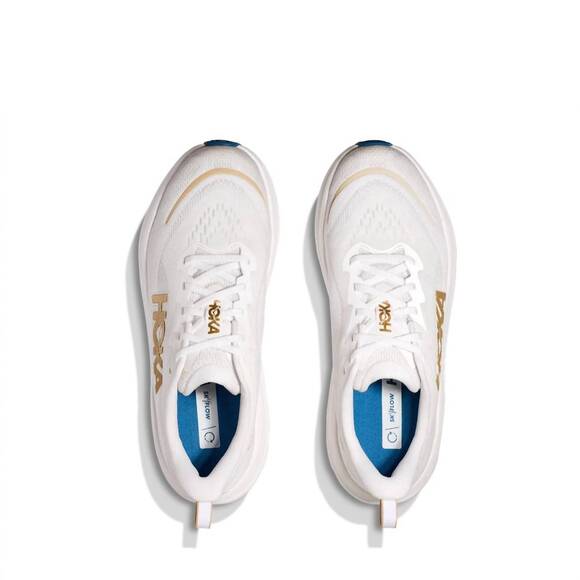 NEW HOKA men\'s skyflow running shoes in frost/gold main image 7